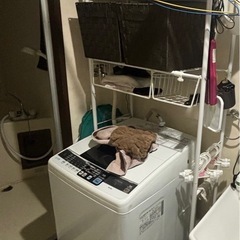 (決まりました)ランドリーラック、バスマットの画像