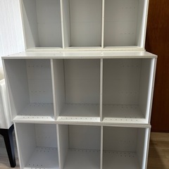 お話中 4/19まで カラーボックス5個セット ホワイト お揃いの画像