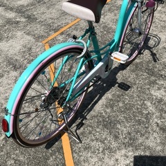 あさひ/子供用自転車/24インチ/F180783034/緑の画像