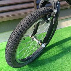 子供用18インチカッコいい自転車の画像