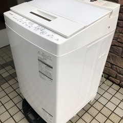 f●■東芝 TOSHIBA 全自動洗濯機 7.0kg【ZABOON  浸透ザブーン洗浄】ステンレス槽/ガラストップ ・AW-7D6の画像