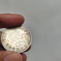 記念硬貨　東京五輪/東京オリンピック記念 1000円銀貨 昭和39年（1964年）の画像