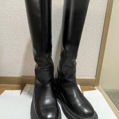 黒　ロングブーツ　Mサイズ