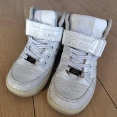 ダンスシューズ　白い靴　室内履き　19.0cm　女の子