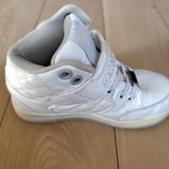 ダンスシューズ　白い靴　室内履き　19.0cm　女の子の画像