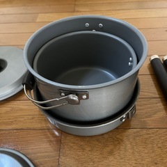 お取り引き中　
SPALDING キャンプ用鍋3点セットの画像