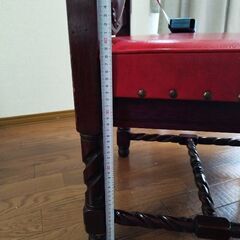 光製作所 椅子 チェア レトロ アンティーク　赤の画像