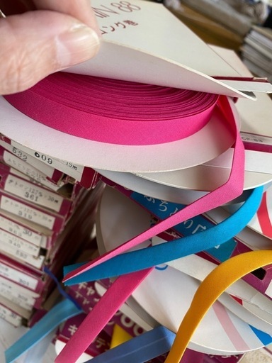 大量　パイピングテープ　バイヤステープ　ハンドメイド材料