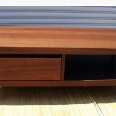 BUI FURNITURE　木製テレビ台　高さ34x幅100x奥...