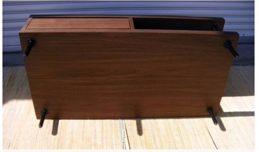 BUI FURNITURE　木製テレビ台　高さ34x幅100x奥行50㎝　SERENE100CT　ウオルナット　ブラウン　TVボード　