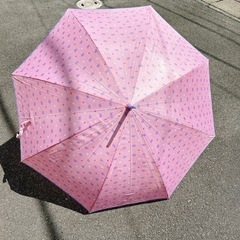 傘　ピンクの画像
