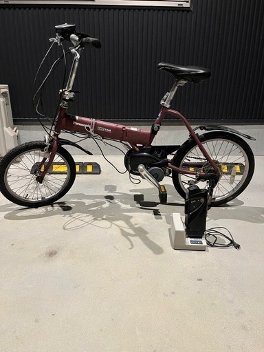 受渡し決定済み】引取り限定 折りたたみ アシスト自転車 26インチ