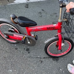 練習用自転車　わっぱなし　鍵なし　　の画像