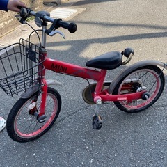 練習用自転車　わっぱなし　鍵なし　　