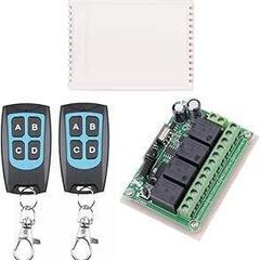 無線スイッチ rfリモートスイッチ DC 12V 4CHチャンネル 10A 315mhz リモコン 2つのトランスミッターと1つのレシーバー　新品未使用 まとめ買い歓迎　卸ます　アマゾン引き上げ商品　倒産品　ネット商材　卸ます　転売　アマゾン引き上げ商品　卸し　問屋　倒産品　転売OK　ネット商材　アマゾン　商品　景品　コンペの画像