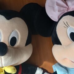 ミッキー　ミニー　ぬいぐるみ　セットの画像
