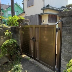 開き門扉AB YS1型 両開き 柱使用