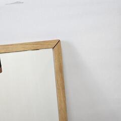 【無印良品】壁に着けられる家具　鏡・ミラーの画像