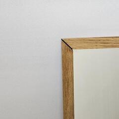【無印良品】壁に着けられる家具　鏡・ミラーの画像