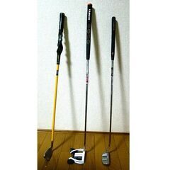 中古　テーラーメードパター２本＋MOMENTUSスウィングトレー...