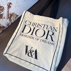 CHRISTIAN DIOR エコバッグ V&A 白