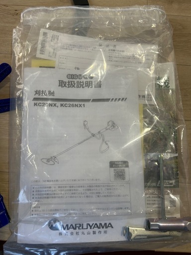 2回使用のみ 草刈払い機 付属品セット すぐ使える メーカー保証残あり 