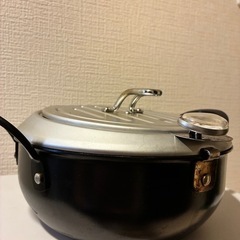 天ぷら鍋の画像