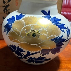 九谷焼の花瓶❤️中古の画像