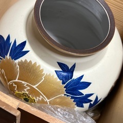 九谷焼の花瓶❤️中古の画像