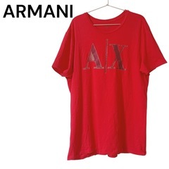Armani Exchange 赤 Tシャツ XL