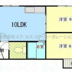 花川北1-5😁美ﾘﾌｫｰﾑ2LDK🚗駐車場🐕😺ﾍﾟｯﾄ‼️敷礼仲...