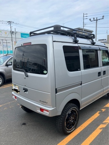 札幌発　綺麗なサビ無し スズキエブリィリフトアップ　 ターボMTマニュアル4WD