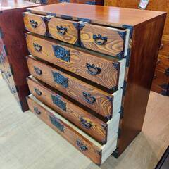 愛品倶楽部柏店】岩谷堂箪笥 5段7杯整理箪笥(上1段三ッ割) 鍵×2 愛品倶楽部柏店】岩谷堂箪笥 5段7杯整理箪笥(上1段三ッ割) 鍵×2
