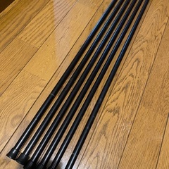 突っ張り棒　つっぱり棒　ポール　6本セット　約69〜122.5cm