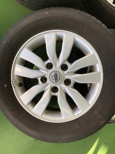 セレナ　純正メッキアルミ　16インチ　タイヤ付 セレナ純正ホイール、タイヤ付き セレナC27 純正ホイール タイヤ付