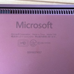 microsoft surface laptop  Windows10 proの画像