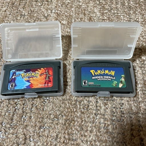 ポケモン　海外版 moemon 激レアソフト　GBA2本セット