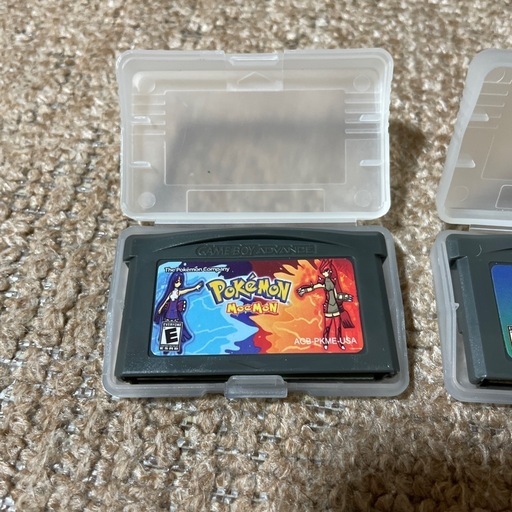 ポケモン　海外版 moemon 激レアソフト　GBA2本セット