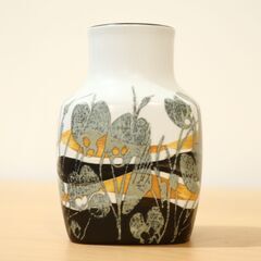 デンマーク王室御用達 Royal Copenhagen(ロイヤルコペンハーゲン)のSiena(シエナ)シリーズ、イヴァン・ワイスデザインのフラワーベースは北欧らしい色合いのヴィンテージ花瓶です♪の画像