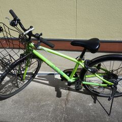 ブリヂストン ジュニア向け自転車 シュライン 24インチ スプリングライムの画像