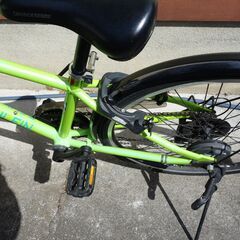 ブリヂストン ジュニア向け自転車 シュライン 24インチ スプリングライムの画像