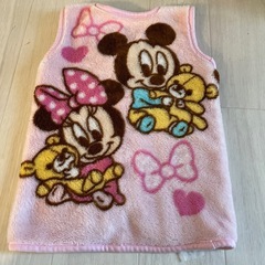 ミッキー　ミニー　スリーパー　毛布の画像