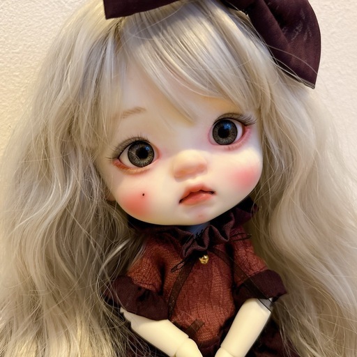 dayuanbao niuniu qbaby風カスタムドール　アルビノちゃん風