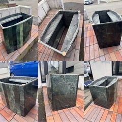 大理石　テーブル　ダークグリーンの画像