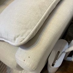 【お取り置き中】収納付き2人がけソファの画像