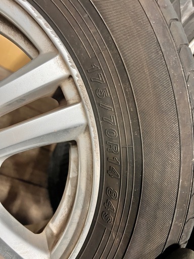 175/70R14 ヨコハマ ECOS アルミホイールセット