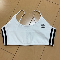 adidas ストライプ ブラトップ キャミ タンク  XLの画像