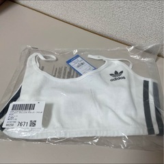 adidas ストライプ ブラトップ キャミ タンク  XLの画像