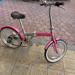 折りたたみ自転車　20インチ　変速付の画像