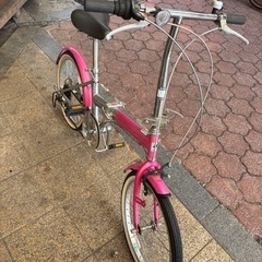 折りたたみ自転車　20インチ　変速付の画像